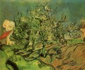 Paysage avec trois arbres et une maison Vincent van Gogh